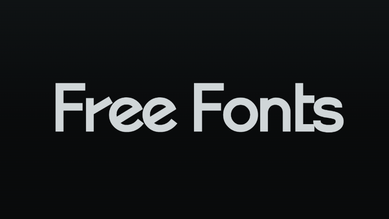 Free Fonts preview